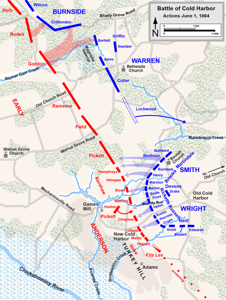 Battle of Cold Harbor June 1, 1864
