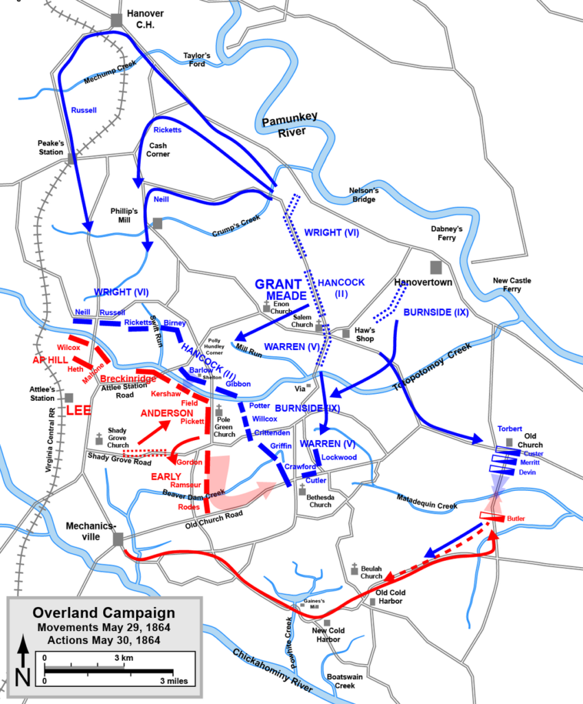 Overland Campaign May 29-30 1864