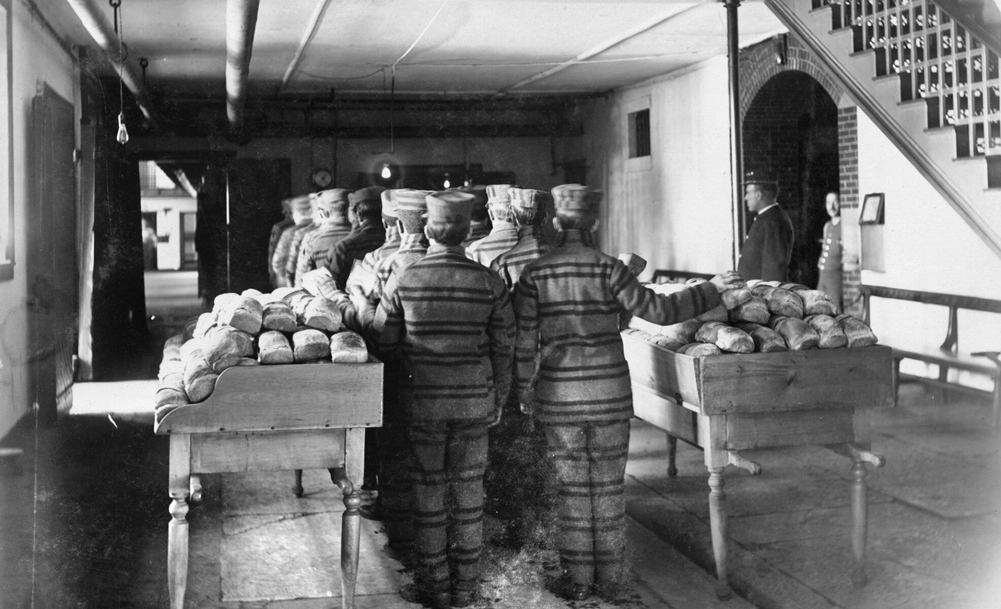 Auburn Prison Bread Line