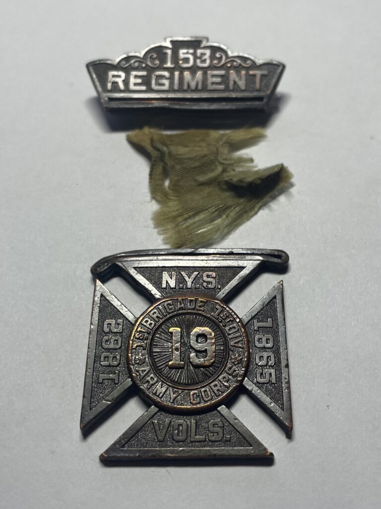 Membership Medal 153rd Regiment New York Volunteers