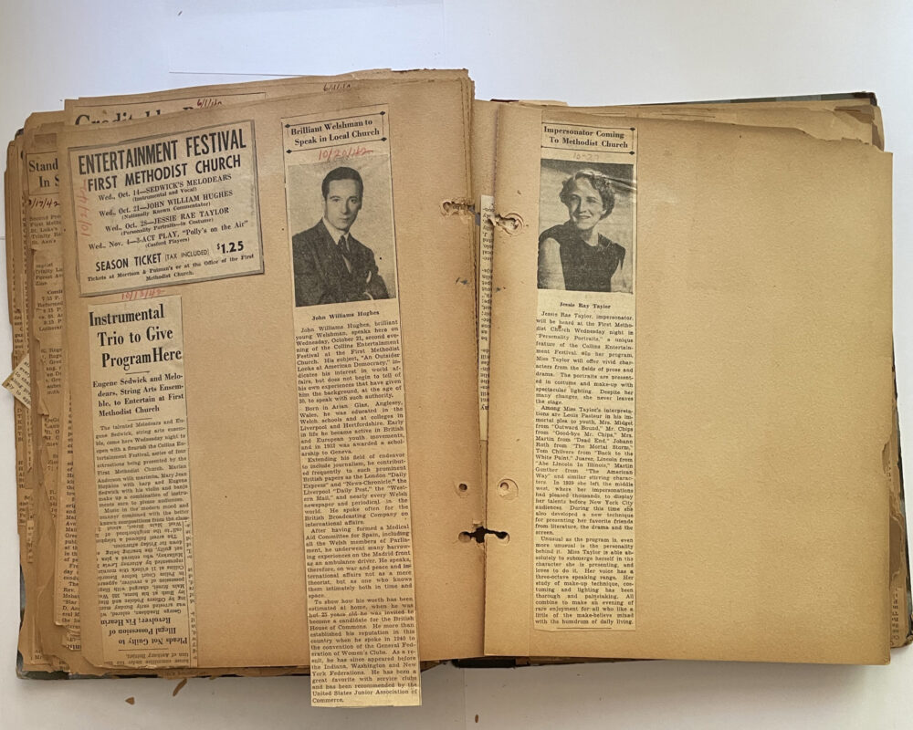 Harold Griffis Scrapbook Pages
