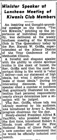 Eloquent speaker The Glens Falls Times January 12 1955 Page 14